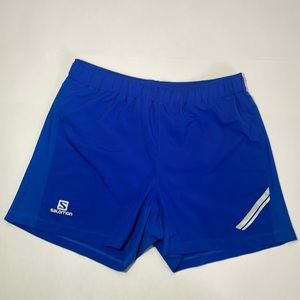 Salomon Blue Athletic Shorts 5” Size M